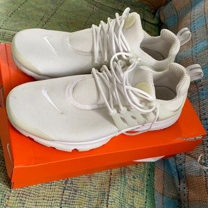 All White Nike Presto